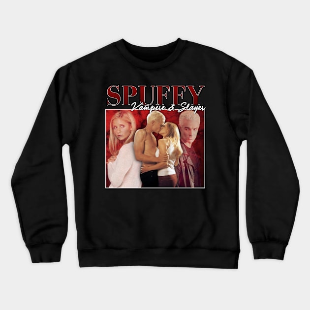 Spuffy Retro Crewneck Sweatshirt by CharXena